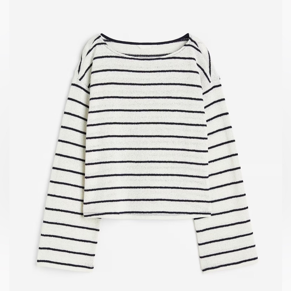 H&M Striped Cropped Sweater - Picture 2 of 8